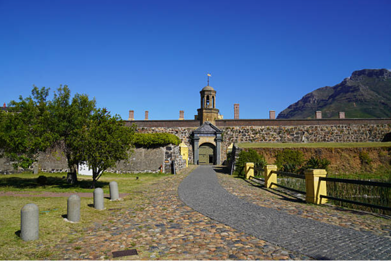 The Castle entrance and bell tower